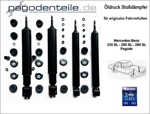 �ldruck Sto�d�mpfer Mercedes 230 SL 280 SL Pagode original